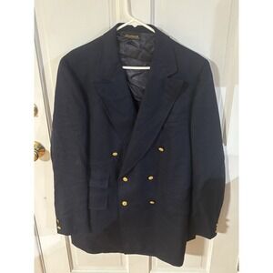 Southwick Double Breasted Wool Sports Coat Gold Buttons